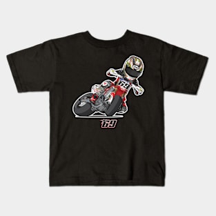 Nicky Hayden Supermoto Cartoon Kids T-Shirt